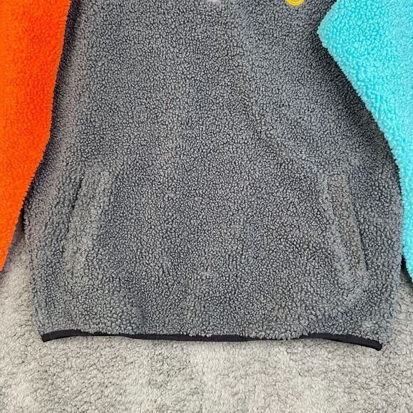 Dutch Bros Coffee Unisex M Fleece Pullover Color Block Sherpa Limited Edition - Picture 3 of 9